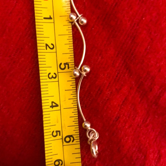 Sterling silver 925 earrings and bracelet set - Picture 3 of 3